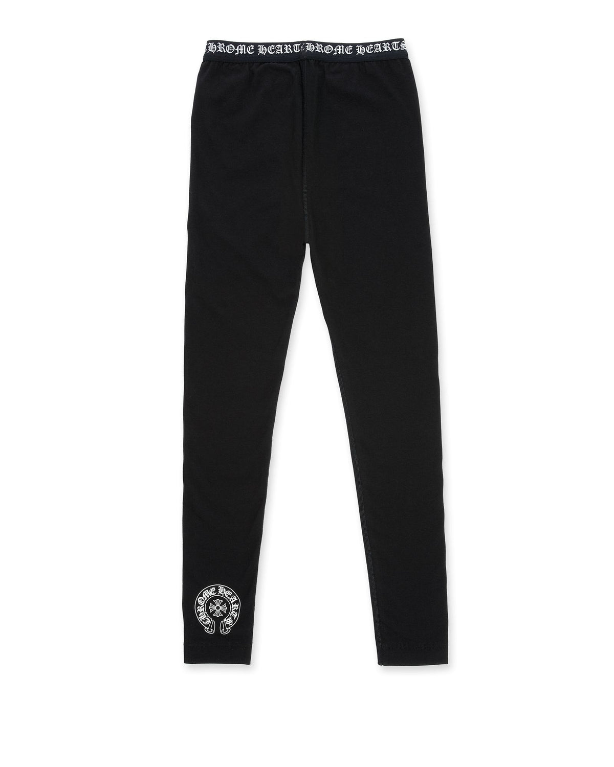 Chrome Hearts Black Cotton Leggings