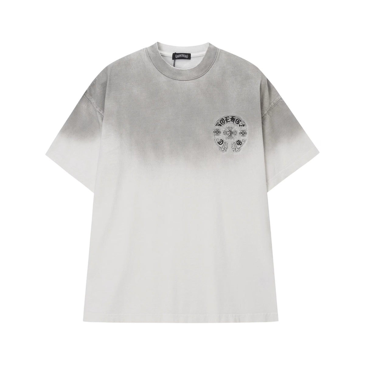 Chrome Hearts White Gothic Cross Logo T-Shirt