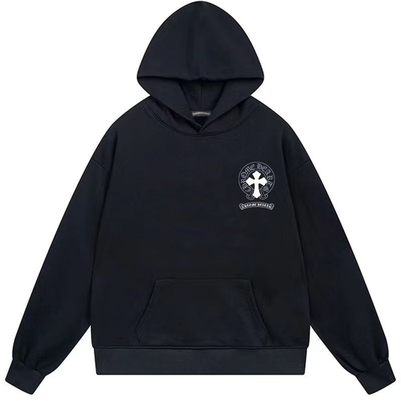 Chrome Hearts Black Multi Cross Cemetery Pullover Hoodie