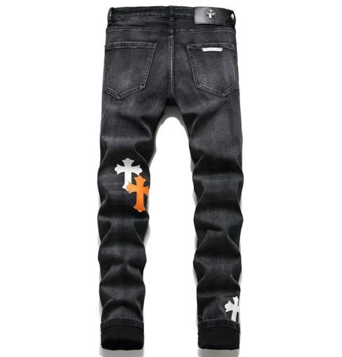 Chrome Hearts Cross Logo Jeans