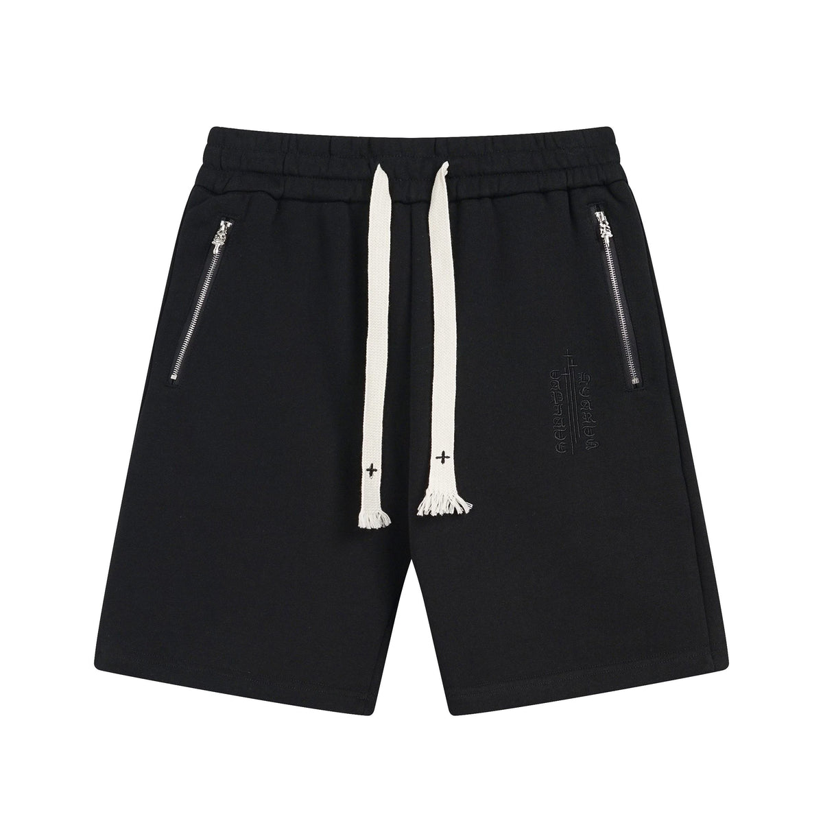 Chrome Hearts Black Cross Sweat Shorts