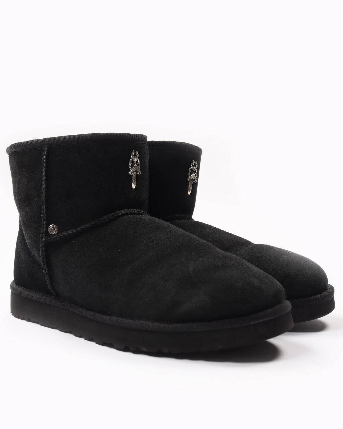 Chrome Hearts x UGG Dagger Embellished Boots Black