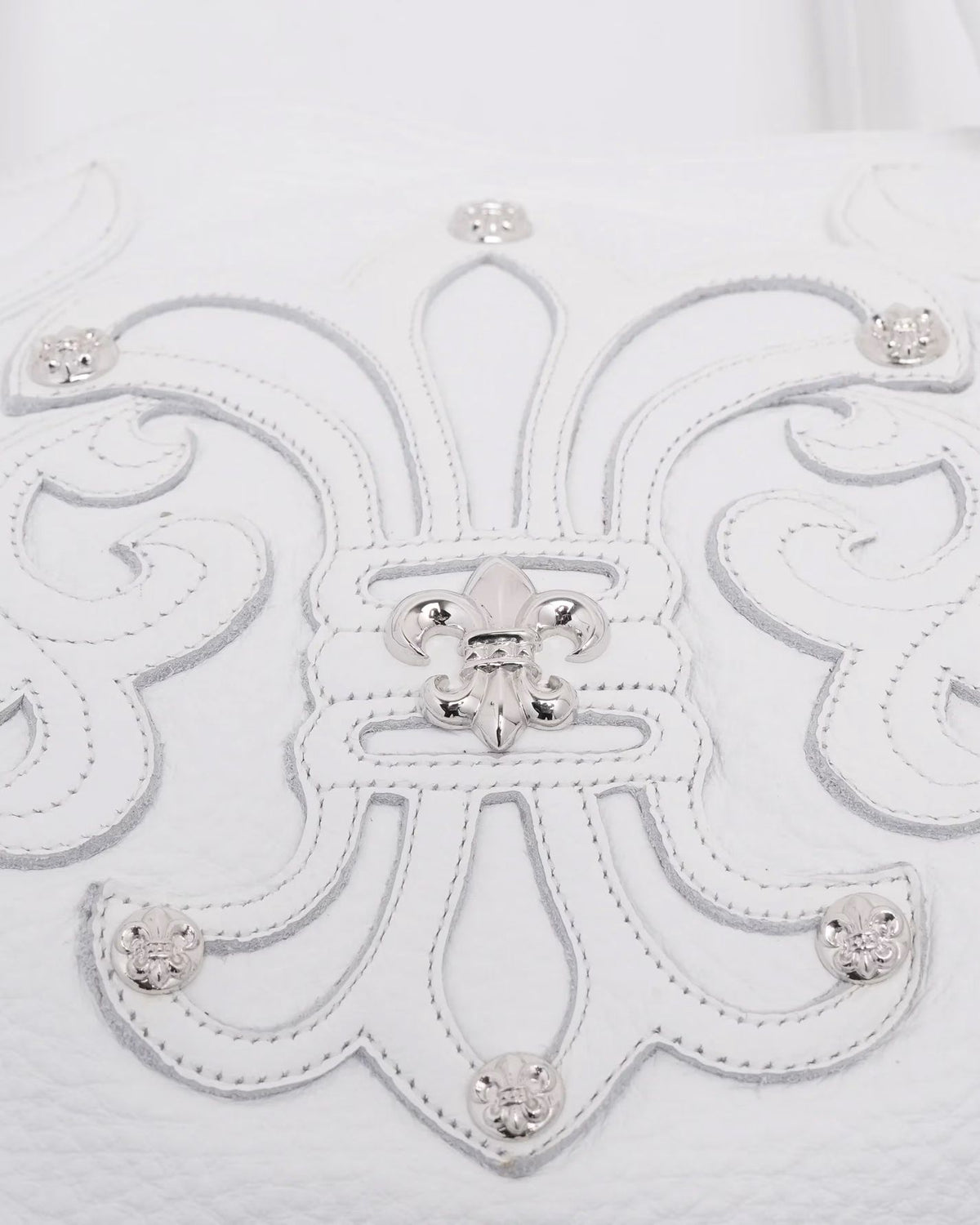 Chrome Hearts Embellished Fleur Patch Tote Bag