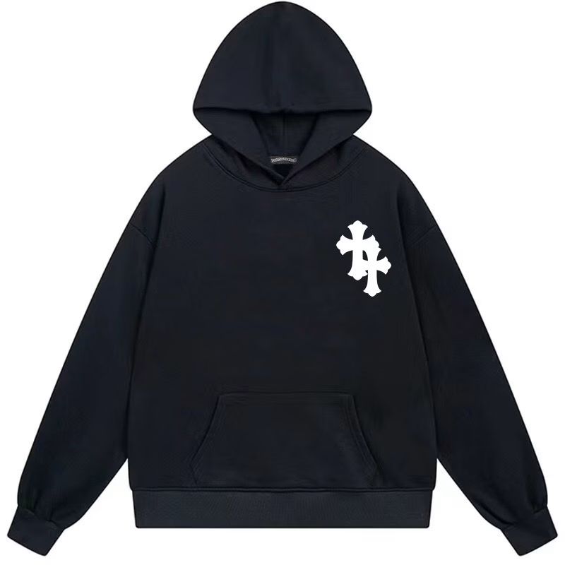 Chrome Hearts Horseshoe Cross Hoodie Black