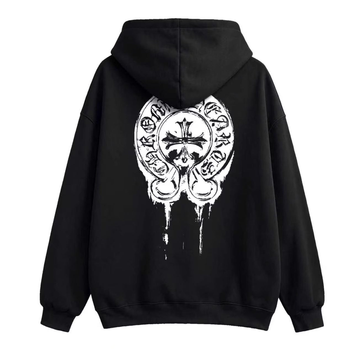 Chrome Hearts Horseshoe Cross Black Hoodie