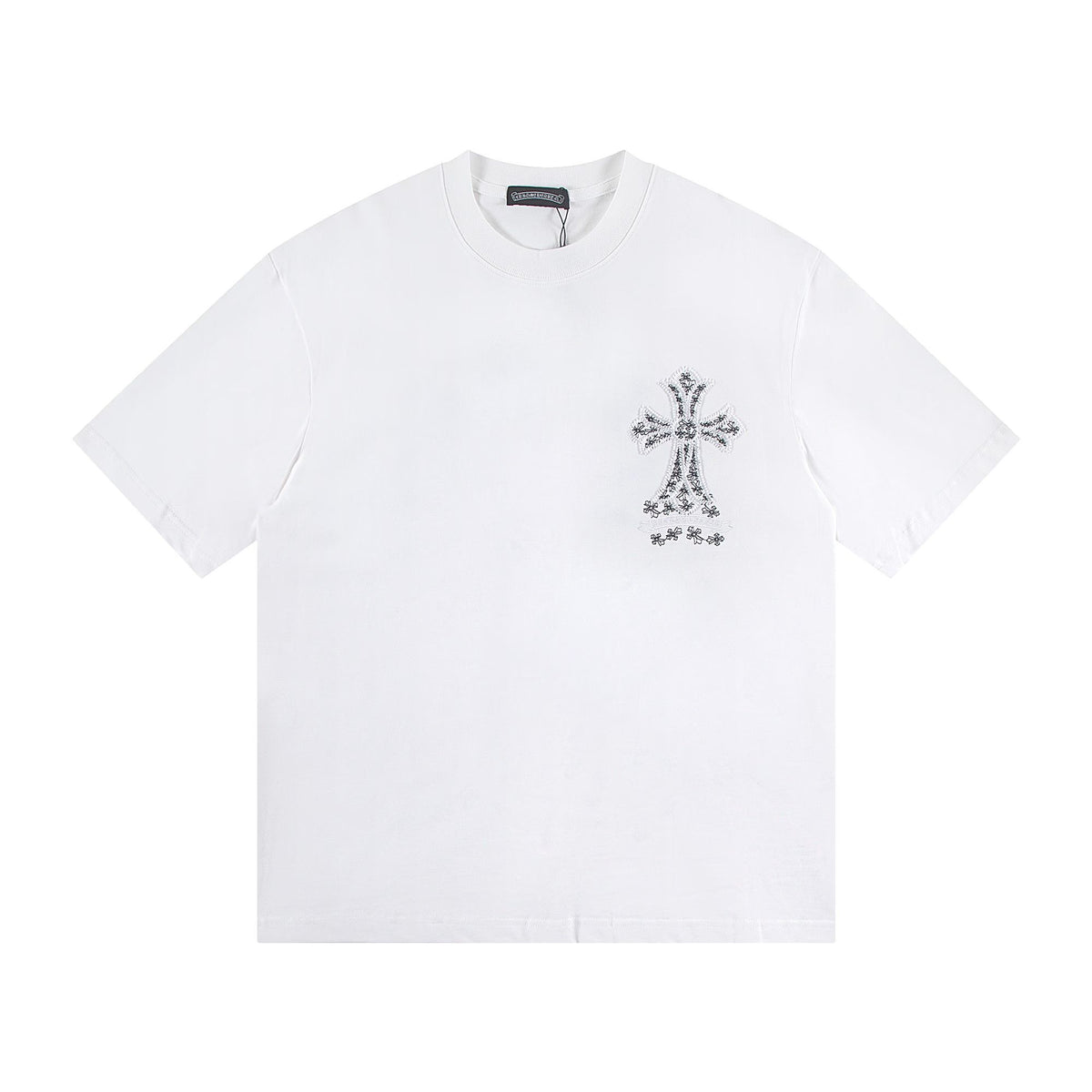 Chrome Hearts Floral Cross Logo T-Shirt White
