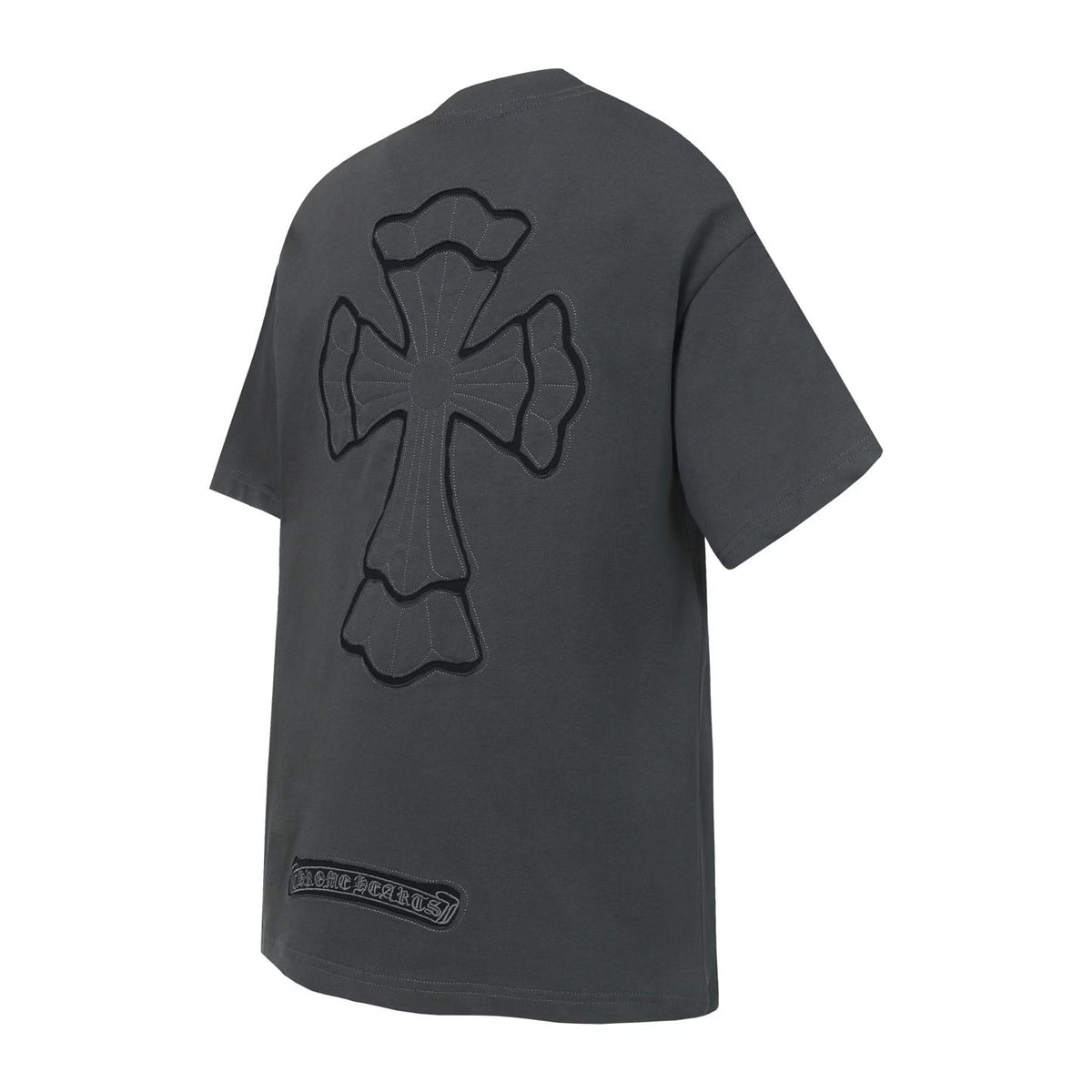Chrome Hearts Charcoal Gothic Cross T-Shirt