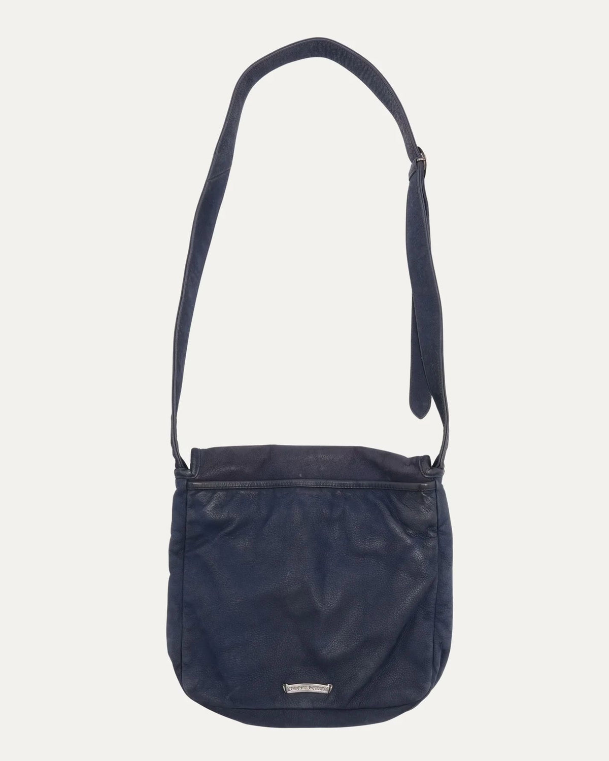 Chrome Hearts Filigree Cross Embellished Leather Messenger Bag