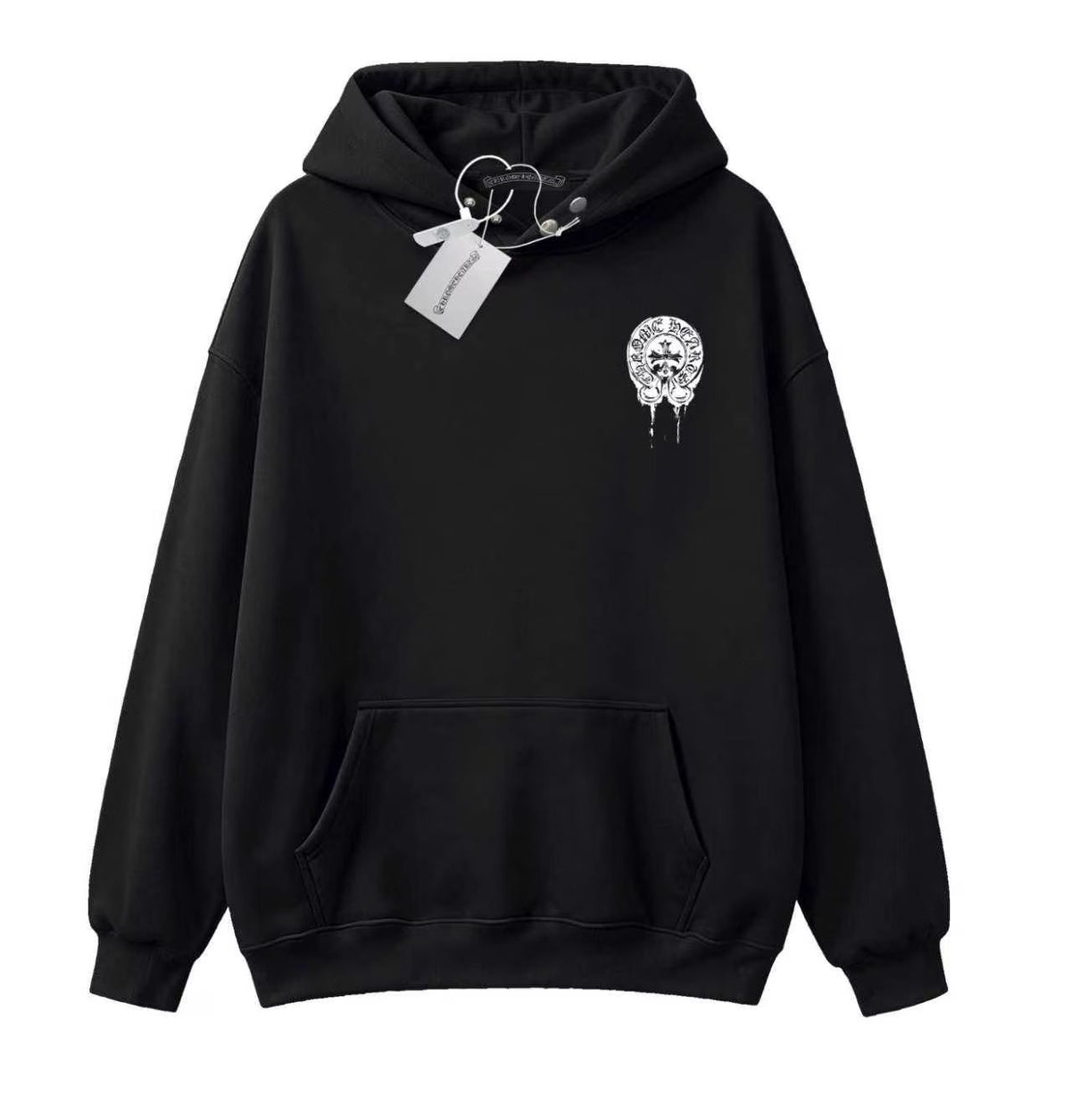 Chrome Hearts Horseshoe Cross Black Hoodie